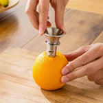 Máy vắt cam thủ công bằng thép không gỉ gia dụng, máy vắt chanh dày, máy vắt chanh