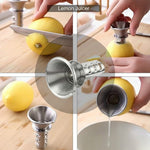 Máy vắt cam thủ công bằng thép không gỉ gia dụng, máy vắt chanh dày, máy vắt chanh