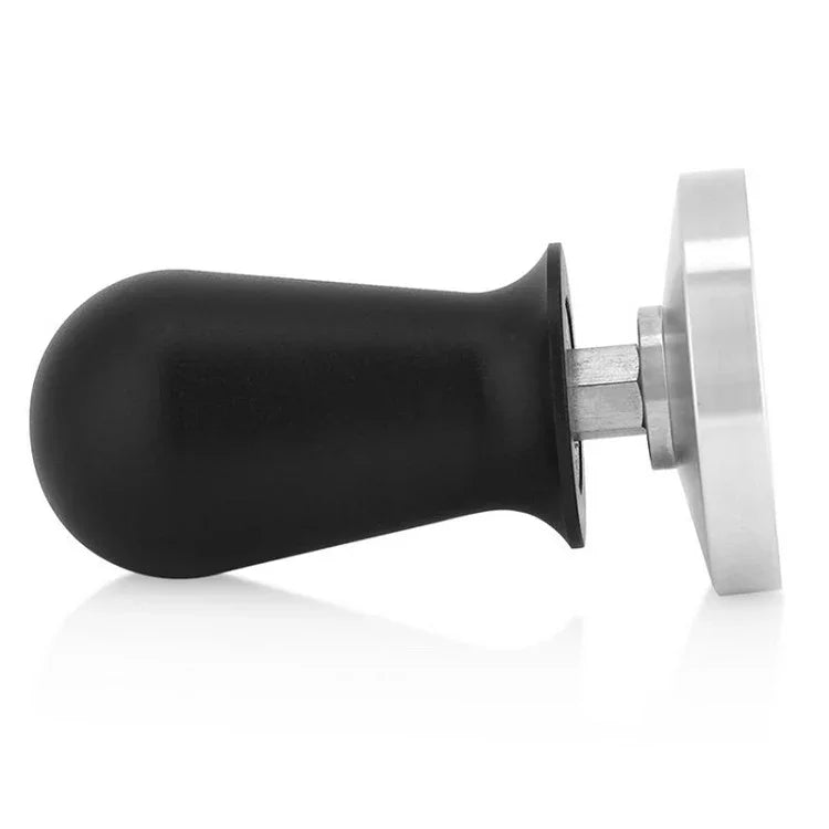 Búa nén bột cà phê bằng thép không gỉ với áp suất không đổi Alumina, 58mm màu đen