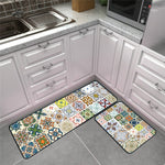 Thảm chống trượt hình học hiện đại cho nhà bếp, các kích thước 40x60cm, 40x120cm, 50x80cm, 50x160cm, 40x60cm+40x120cm, 50x80cm+50x160cm