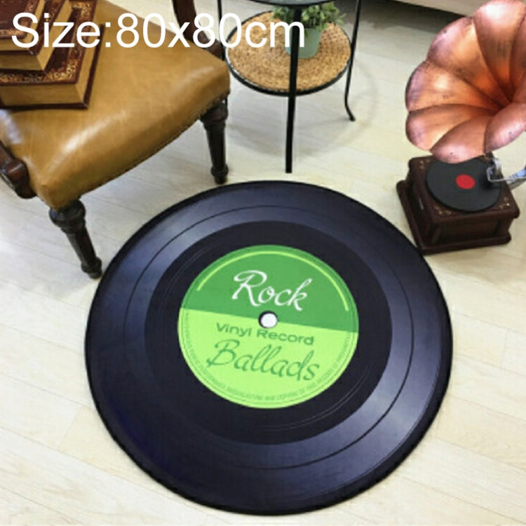 Thảm trang trí phòng khách hình máy ghi hình DVR 3D phong cách cổ điển sáng tạo, thảm tròn CD, đường kính 60cm, 80cm, 100cm, 120cm, 160cm, 180cm