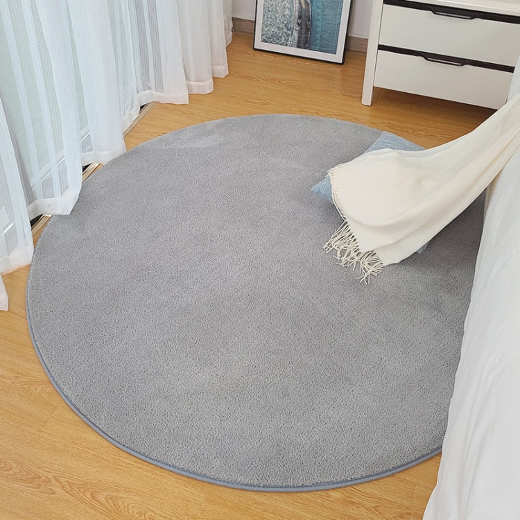 Thảm tròn KSolid bằng nỉ mềm chống trượt, thảm khu vực phòng trẻ em, đường kính: 80cm, 100cm, 120cm