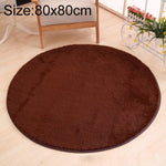 Thảm tròn KSolid bằng nỉ mềm chống trượt, thảm khu vực phòng trẻ em, đường kính: 80cm, 100cm, 120cm