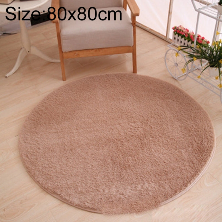 Thảm tròn KSolid bằng nỉ mềm chống trượt, thảm khu vực phòng trẻ em, đường kính: 80cm, 100cm, 120cm