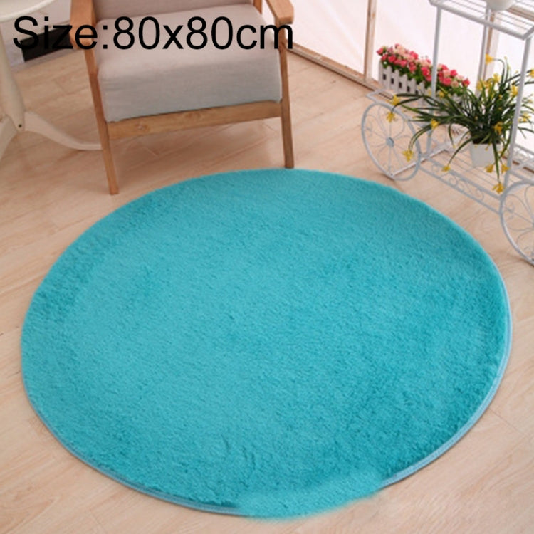 Thảm tròn KSolid bằng nỉ mềm chống trượt, thảm khu vực phòng trẻ em, đường kính: 80cm, 100cm, 120cm