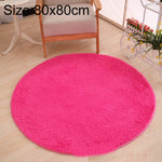 Thảm tròn KSolid bằng nỉ mềm chống trượt, thảm khu vực phòng trẻ em, đường kính: 80cm, 100cm, 120cm