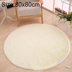 Thảm tròn KSolid bằng nỉ mềm chống trượt, thảm khu vực phòng trẻ em, đường kính: 80cm, 100cm, 120cm