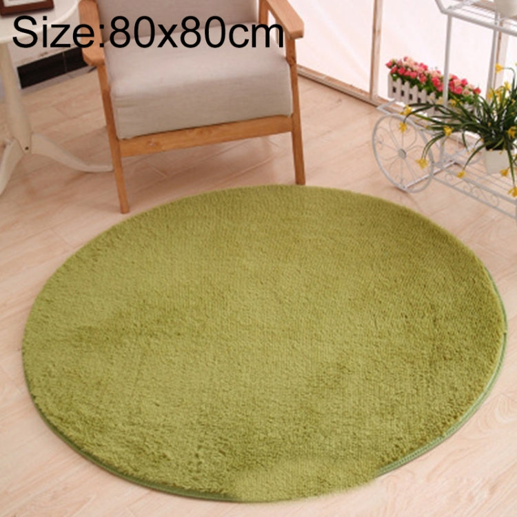 Thảm tròn KSolid bằng nỉ mềm chống trượt, thảm khu vực phòng trẻ em, đường kính: 80cm, 100cm, 120cm