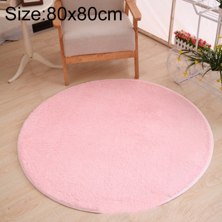 Thảm tròn KSolid bằng nỉ mềm chống trượt, thảm khu vực phòng trẻ em, đường kính: 80cm, 100cm, 120cm