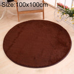 Thảm tròn KSolid bằng nỉ mềm chống trượt, thảm khu vực phòng trẻ em, đường kính: 80cm, 100cm, 120cm
