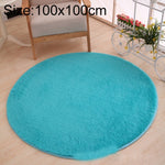 Thảm tròn KSolid bằng nỉ mềm chống trượt, thảm khu vực phòng trẻ em, đường kính: 80cm, 100cm, 120cm