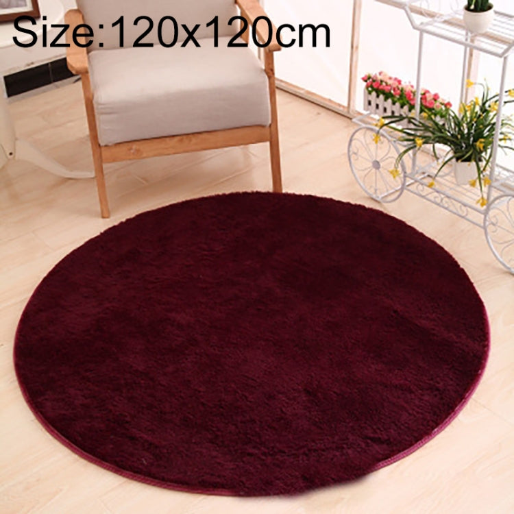 Thảm tròn KSolid bằng nỉ mềm chống trượt, thảm khu vực phòng trẻ em, đường kính: 80cm, 100cm, 120cm