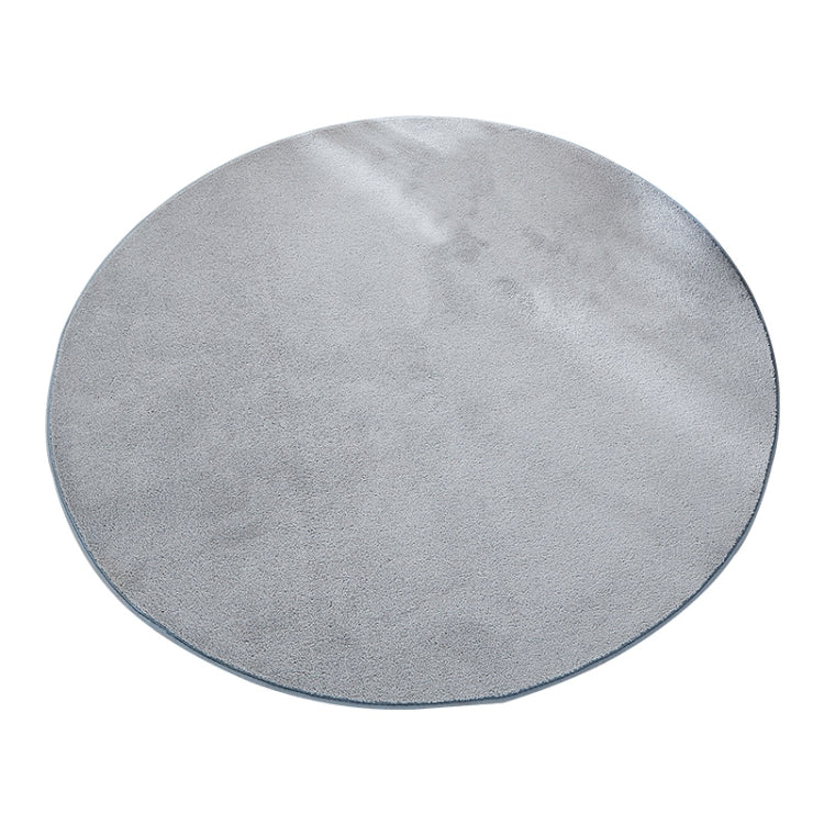 Thảm lông mềm tròn KSolid chống trượt, thảm trải sàn phòng trẻ em, đường kính: 140cm, đường kính: 160cm