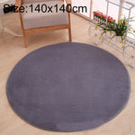 Thảm lông mềm tròn KSolid chống trượt, thảm trải sàn phòng trẻ em, đường kính: 140cm, đường kính: 160cm