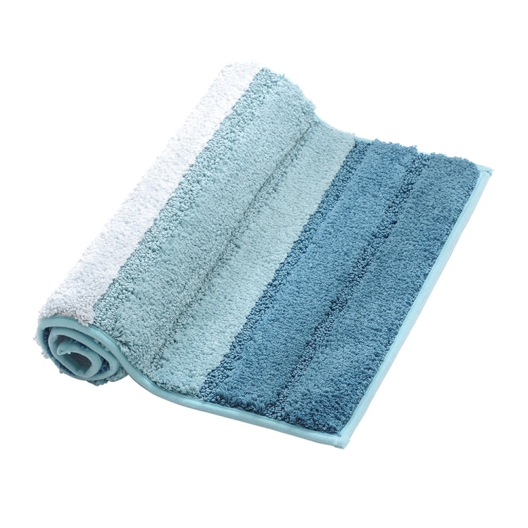 Thảm trải sàn nhà bếp, phòng tắm chống trượt sợi microfiber sọc, kích thước 46x71cm, 51x81.5cm