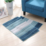 Thảm trải sàn nhà bếp, phòng tắm chống trượt sợi microfiber sọc, kích thước 46x71cm, 51x81.5cm