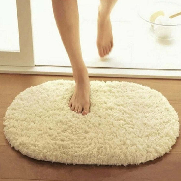 Thảm Lông Giả Chống Trượt, Thảm Tắm Đơn Sắc, Thảm Cửa Phòng Trẻ Em, Hình Bầu Dục, Thảm Phòng Ngủ Phòng Khách, 80x200cm, 120x200cm, 140x200cm, 160x230cm