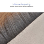 Thảm sofa lông cừu giả hình trái tim đôi sáng tạo, thảm đệm phòng ngủ phòng khách lông mềm, 90x180cm