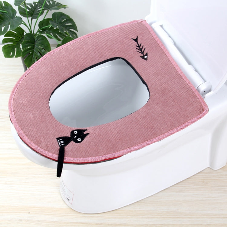 Bọc nắp bồn cầu nhà tắm có thể giặt, đệm mềm giữ ấm, thảm nắp bồn cầu, sản phẩm gia dụng