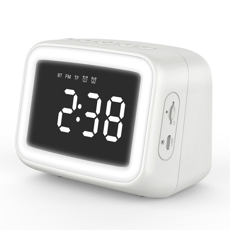Loa Bluetooth Gương LED HD Mini BT-511, Hỗ Trợ Thẻ TF 32GB & AUX 3.5mm & Báo Thức Kép & Nhiệt Độ Thực & Gọi Rảnh Tay, Trắng, Hồng, Đen, Đỏ