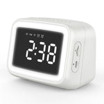 Loa Bluetooth Gương LED HD Mini BT-511, Hỗ Trợ Thẻ TF 32GB & AUX 3.5mm & Báo Thức Kép & Nhiệt Độ Thực & Gọi Rảnh Tay, Trắng, Hồng, Đen, Đỏ