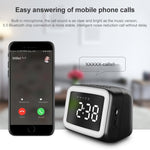 Loa Bluetooth Gương LED HD Mini BT-511, Hỗ Trợ Thẻ TF 32GB & AUX 3.5mm & Báo Thức Kép & Nhiệt Độ Thực & Gọi Rảnh Tay, Trắng, Hồng, Đen, Đỏ