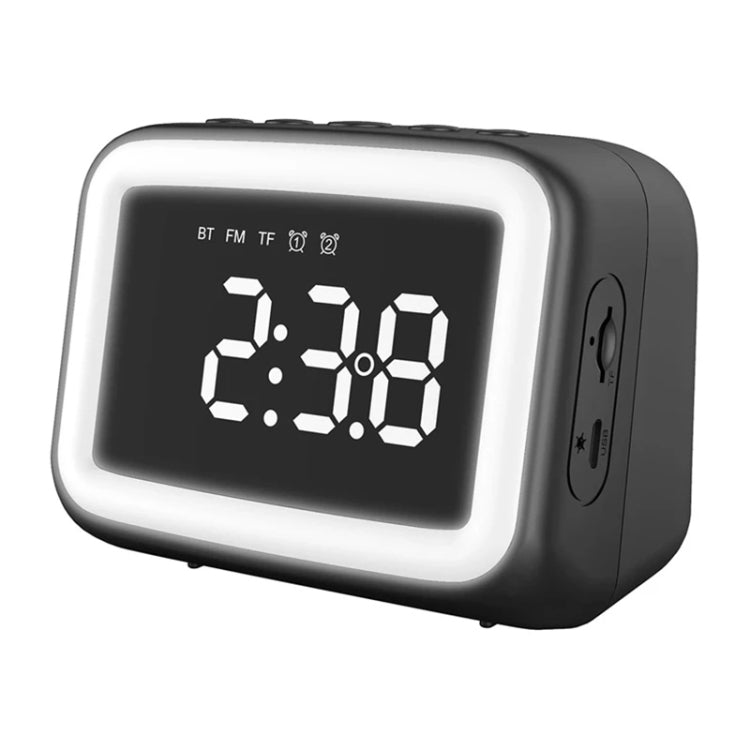 Loa Bluetooth Gương LED HD Mini BT-511, Hỗ Trợ Thẻ TF 32GB & AUX 3.5mm & Báo Thức Kép & Nhiệt Độ Thực & Gọi Rảnh Tay, Trắng, Hồng, Đen, Đỏ