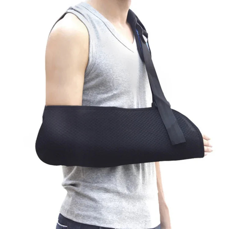 Dây đeo cánh tay sau phẫu thuật đa chức năng cho vai, cổ và cổ tay, dây cố định gãy tay, S đen, M đen, L đen