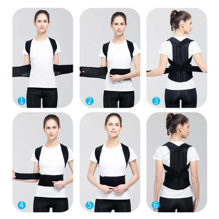 Đai chỉnh vẹo cột sống, đai cố định lưng, quần áo chỉnh hình, XS, S, M, L, XL, XXL