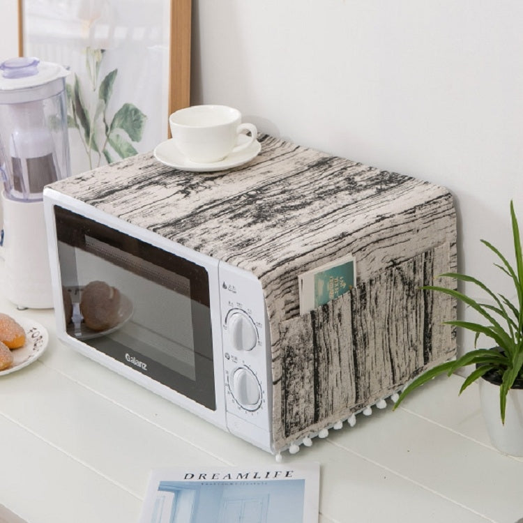 Bọc phủ lò vi sóng chống bụi vải cotton linen đa năng, 30x90cm