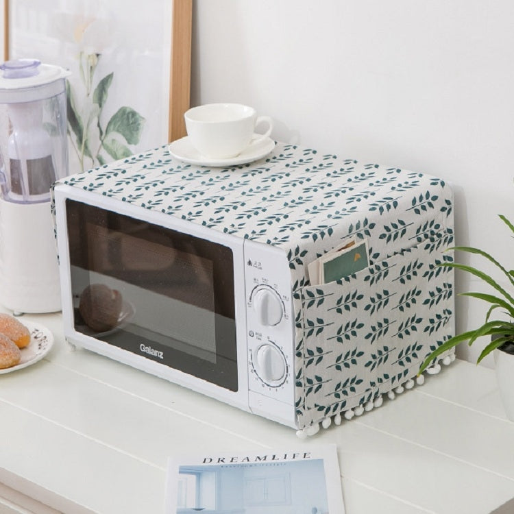Bọc phủ lò vi sóng chống bụi vải cotton linen đa năng, 30x90cm