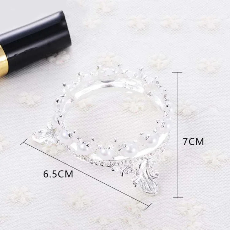 Giá đựng ngọc trai di động, giá đỡ công cụ hợp kim trang trí nhà mới lạ, giá đỡ cọ vẽ móng tay