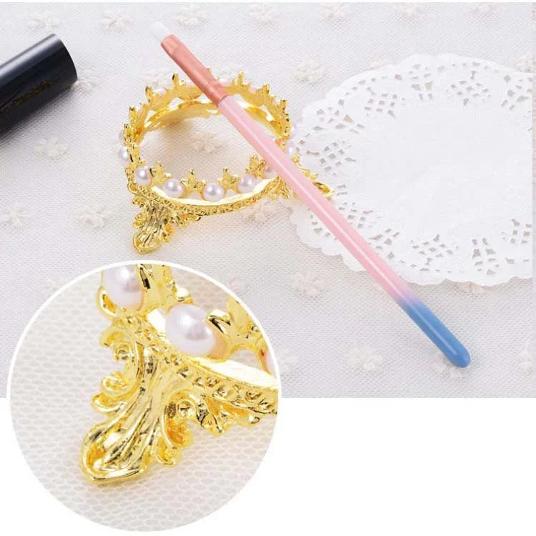 Giá đựng ngọc trai di động, giá đỡ công cụ hợp kim trang trí nhà mới lạ, giá đỡ cọ vẽ móng tay