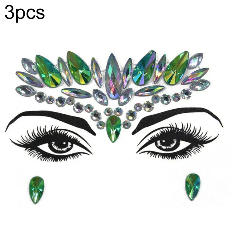 3 miếng dán mặt acrylic trang điểm mặt nạ xanh lá trán, YT-01, YT-01-1, YT-01-2, YT-01-3, YT-01-4, YT-01-5, YT-01-6, YT-02, YT-03, YT-04, YT-05, YT-07, YT-08, YT-10, YT-11, YT-12, YT-13, YT-14, YT-15, YT-16, YT-17, YT-18, YT-19, YT-20, YT-21, YT-...
