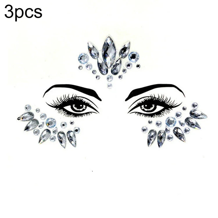 3 miếng dán mặt acrylic trang điểm mặt nạ xanh trán, YT-46, YT-47, YT-48, YT-49, YT-50, YT-51, YT-52, YT-53-01, YT-53-02, YT-54, YT-55, YT-56, YT-57, YT-59, YT-60, YT-61, YT-65, YT-66, YT-67, YT-68, YT-69