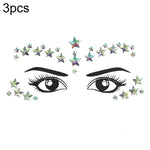 3 miếng dán mặt acrylic trang điểm mặt nạ xanh trán, YT-46, YT-47, YT-48, YT-49, YT-50, YT-51, YT-52, YT-53-01, YT-53-02, YT-54, YT-55, YT-56, YT-57, YT-59, YT-60, YT-61, YT-65, YT-66, YT-67, YT-68, YT-69