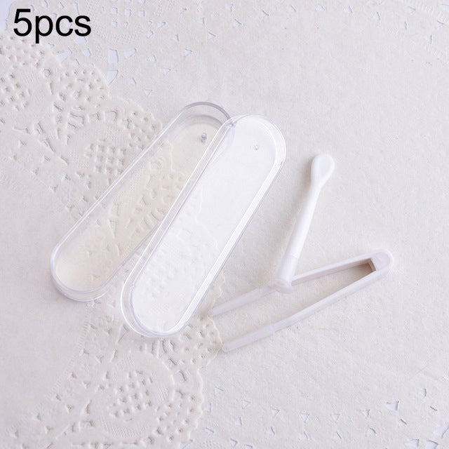 Bộ 5 Món Nhíp Và Que Đặc Biệt Cho Kính Áp Tròng Di Động Bộ Dụng Cụ Du Lịch