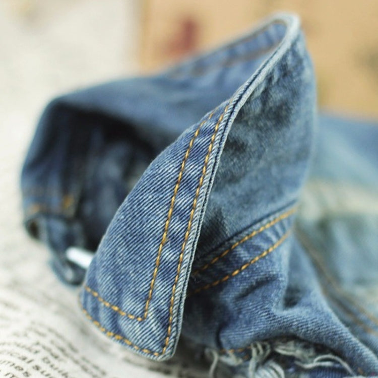 Áo vest denim cá tính cổ điển Quần áo chó thú cưng Áo khoác thú cưng, L, XL, XS, M