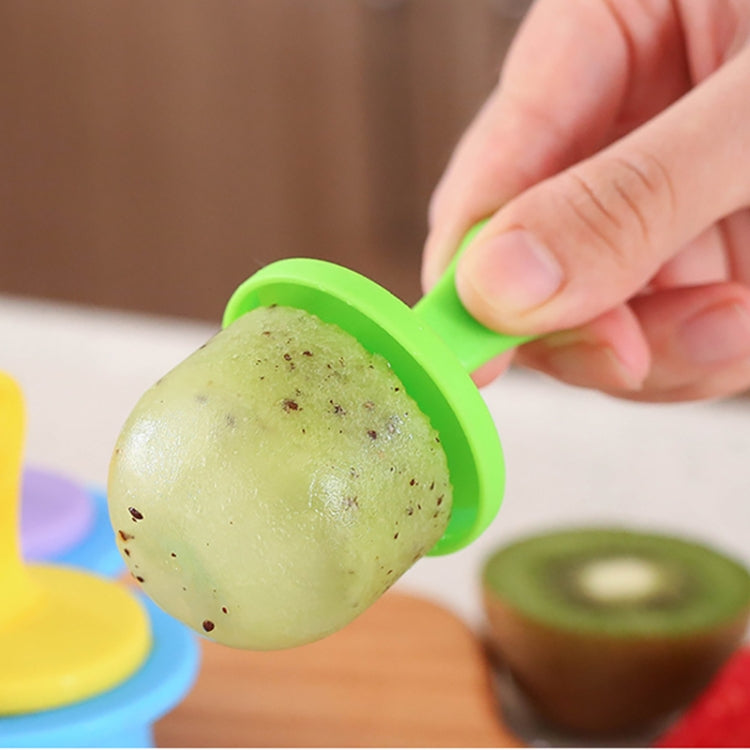 Khuôn silicon làm kem que mini, khuôn làm kem viên, dụng cụ làm đồ ăn bổ sung cho bé tự làm