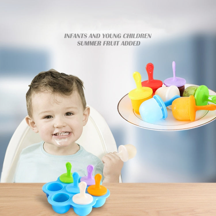Khuôn silicon làm kem que mini, khuôn làm kem viên, dụng cụ làm đồ ăn bổ sung cho bé tự làm