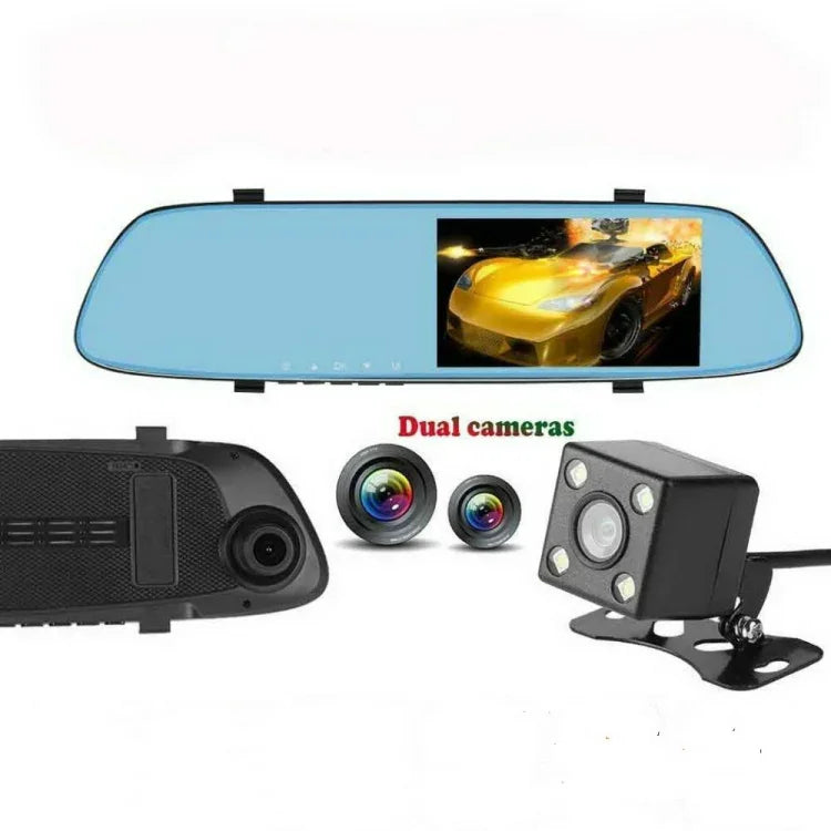 Máy quay ô tô Anytek T22 màn hình cảm ứng IPS 5 inch camera kép FHD 1080P, T22