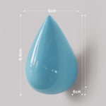 Móc Treo Tường Hình Giọt Nước Sáng Tạo Trang Trí Nhà Cửa, Móc Đơn Bằng Nhựa Resin 3D, Kích Thước Lớn, Kích Thước Nhỏ