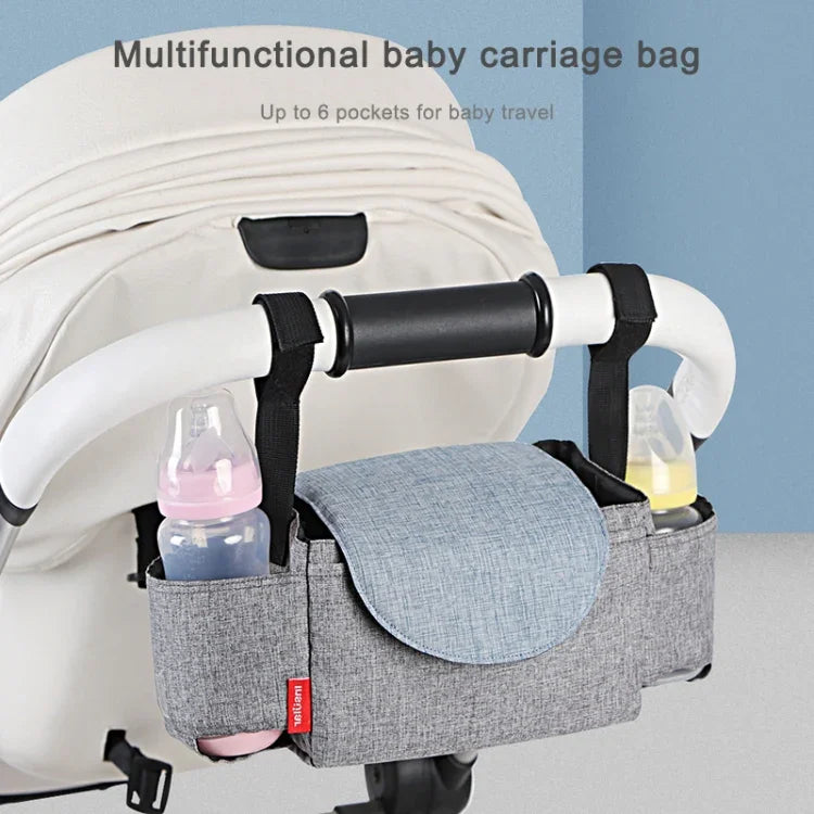 Túi đựng đồ xe đẩy em bé dung tích lớn, túi tã mẹ đa năng, túi đựng tã du lịch, túi treo cho mẹ và bé
