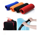 2 chiếc bọc tay cầm vali bằng neoprene thoải mái, bọc tay cầm xe đẩy em bé đa năng, bọc bảo vệ tay cầm vali du lịch, màu xanh dương đa năng, vàng đa năng, đen đa năng, cam đa năng, đỏ đa năng, xanh lá đa năng