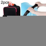 2 chiếc bọc tay cầm vali bằng neoprene thoải mái, bọc tay cầm xe đẩy em bé đa năng, bọc bảo vệ tay cầm vali du lịch, màu xanh dương đa năng, vàng đa năng, đen đa năng, cam đa năng, đỏ đa năng, xanh lá đa năng