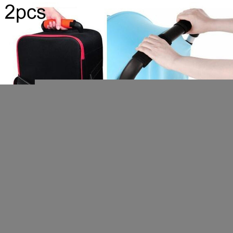 2 chiếc bọc tay cầm vali bằng neoprene thoải mái, bọc tay cầm xe đẩy em bé đa năng, bọc bảo vệ tay cầm vali du lịch, màu xanh dương đa năng, vàng đa năng, đen đa năng, cam đa năng, đỏ đa năng, xanh lá đa năng