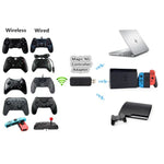 Bộ Chuyển Đổi Tay Cầm Bluetooth Không Dây JYS-130 cho PS3 / Switch / PC, Dành cho PS3 / Switch / PC