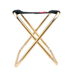 Ghế Gấp Di Động Hợp Kim Nhôm 7075 CLS Lớn Dùng Ngoài Trời BBQ Câu Cá, Kích Thước: 30x25x31cm, CLS Lớn 7075 (Đen)