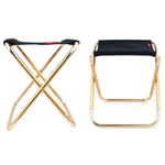 Ghế Gấp Di Động Hợp Kim Nhôm 7075 CLS Lớn Dùng Ngoài Trời BBQ Câu Cá, Kích Thước: 30x25x31cm, CLS Lớn 7075 (Đen)