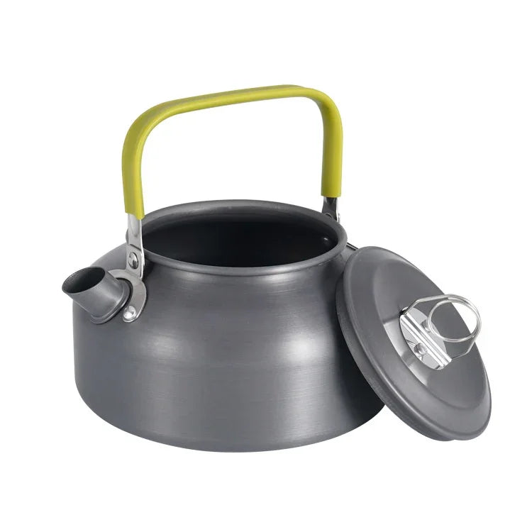 Ấm Trà Nhôm Leo Núi Dã Ngoại Ngoài Trời Di Động 0.8L, 0.8L